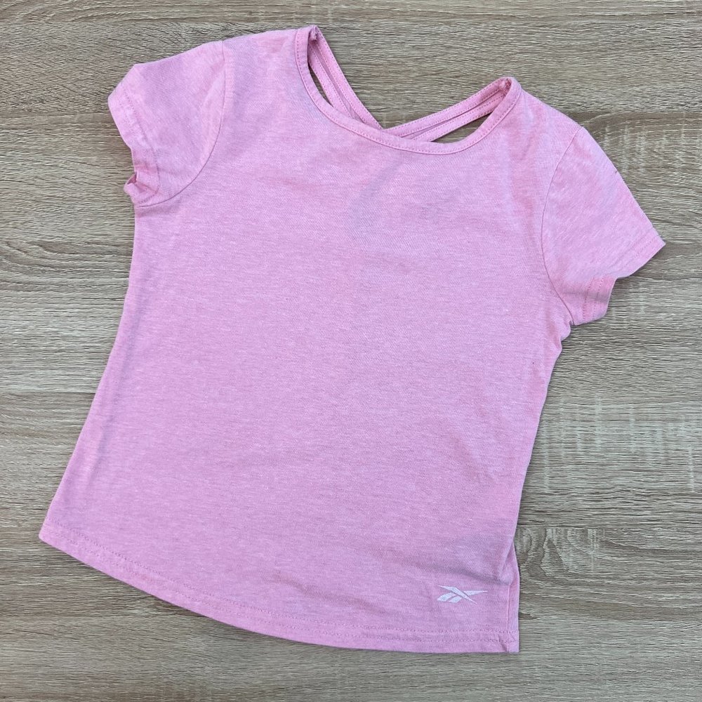 Reebok Top Girls Size 7/8 Racerback Pink